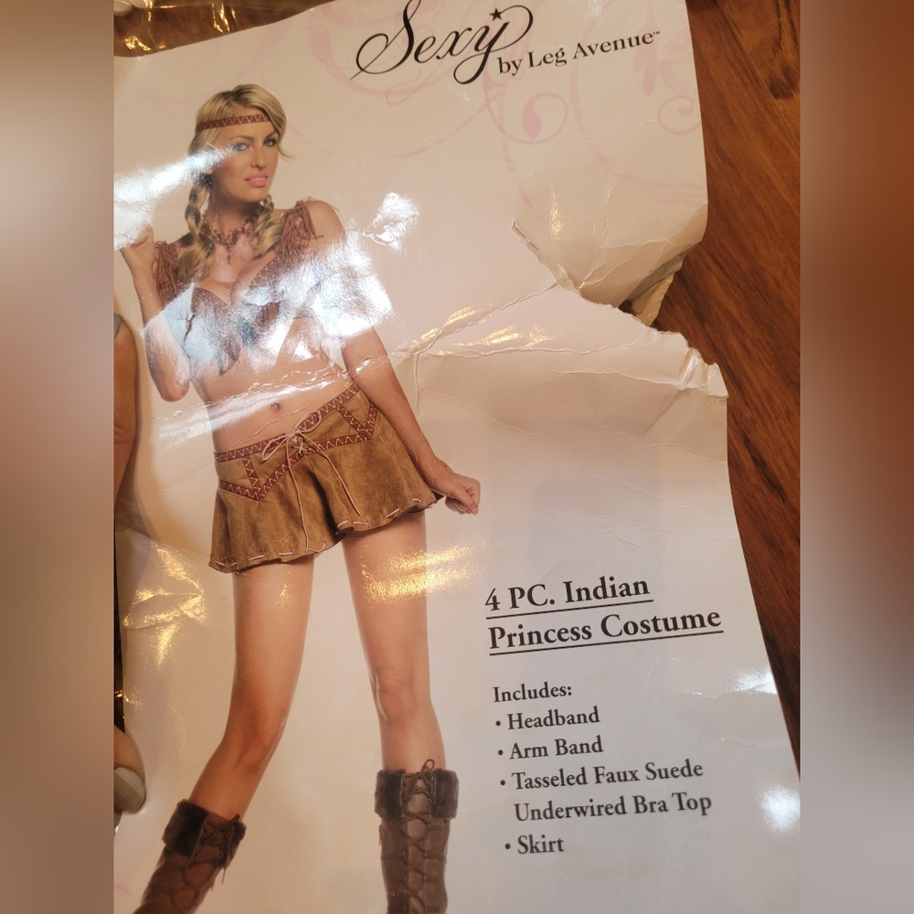 Leg Avenue Sexy Indian Princess Costume Size Small